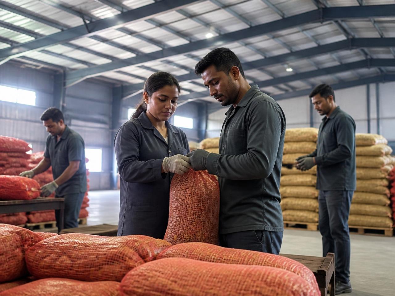 Quality inspection of agricultural produce before export packing